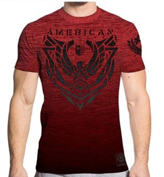 AMERICAN FIGHTER CROFTON CHERRY DARK - MENS SHIRT  - FM15622
