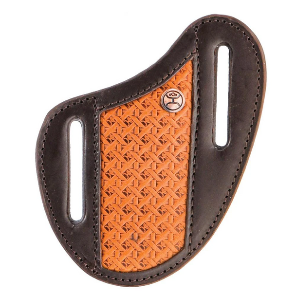 HOOEY "HANDS UP BASKET WEAVE" TAN - ACC KNIVE SHEATH  - HKS003-TNBR