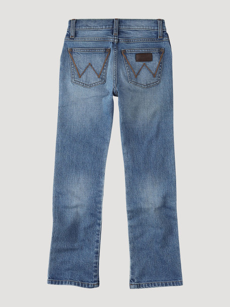 WRANGLER RETRO SLIM STRAIGHT ROUGHHOUSE - KIDS BOYS JEANS - 112335642