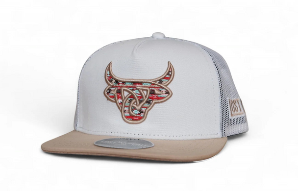 LOST CALF YOUTH 3D LOGO AZTEC TAN - HATS CAP  - MIXTECA FLAT YOUTH