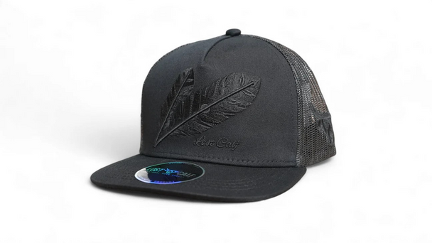 LOST CALF BLACKOUT TRIBE 2 FEATHER YOUTH - HATS CAP  - BLACKOUT TRIBE YOUTH