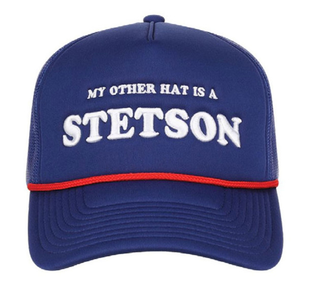 STETSON OTHER HAT IS A STETSON BLUE - HATS CAP  - 11-077-0102-0087BU