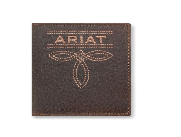 ARIAT BIFOLD BOOT STITCH BROWN - ACCESSORIES WALLET  - A3563502