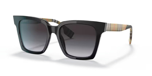 BURBERRY MAPLE BLACK PLAID - SUNGLASS BURBERRY  - 433539298G