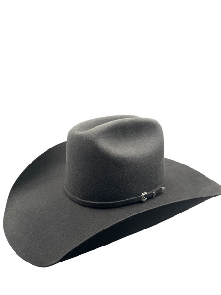 RODEO KING TOP HAND CROWN 4 1/4" BRIM - HAT FELTS  - TC 7X CHARCOAL FELT