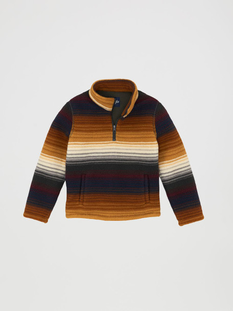 WRANGLER SHERPA QUARTER ZIP MULTI STRIP - KIDS BOYS JACKET - 112368306