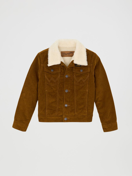 WRANGLER CORDUROY SHERPA LINED MONKS - KIDS BOYS JACKET - 112368289