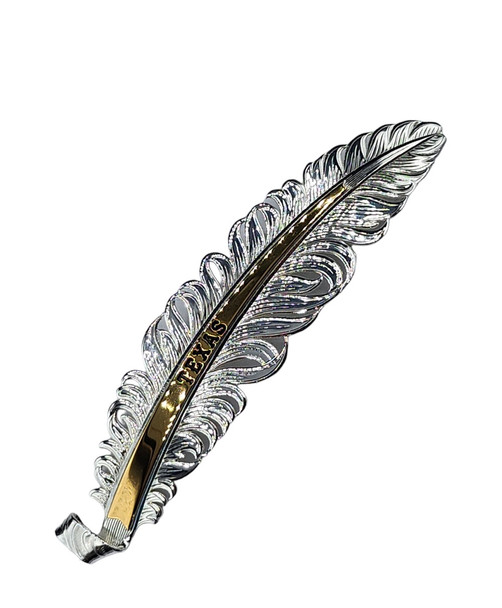 MONTANA SILVERSMITHS TEXAS BLACK HAT FEATHER - HATS ADD-ONS  - HF4210-TEXAS