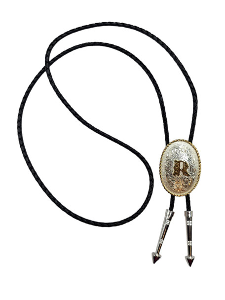 MONTANA SILVERSMITHS SILVER ENGRAVED BOLO R - ACCESSORIES OTHER  - BT22-B2R