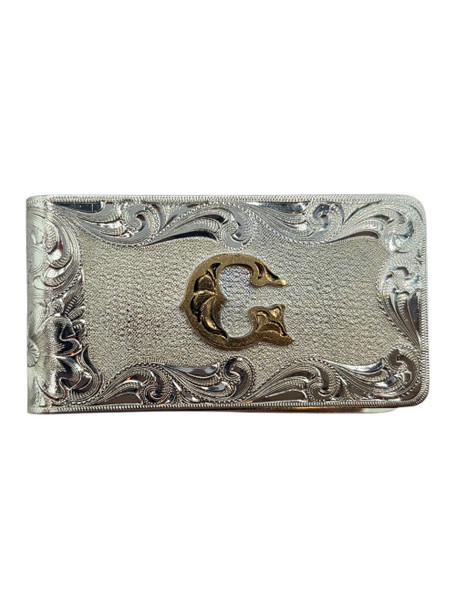 MONTANA SILVERSMITHS MONEY CLIP ENGRAVED LETTER G - ACCESSORIES OTHER  - MCL4-B2G