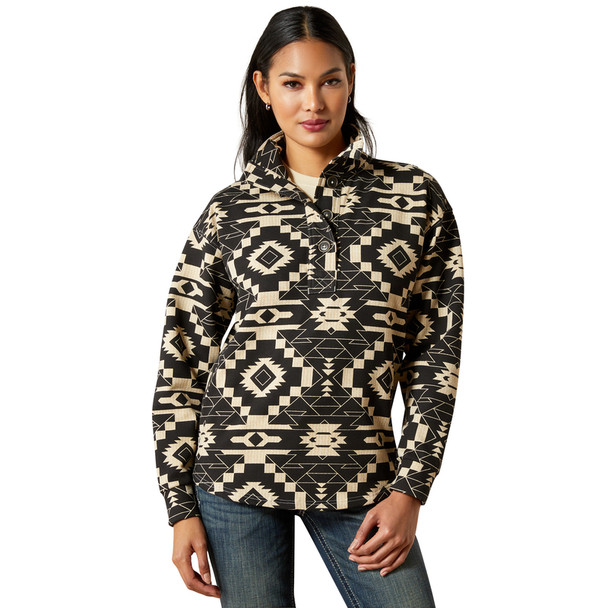 ARIAT HOMETOWN SOUTHWEST PRINT - LADIES SWEATSHIRT  - 10062302