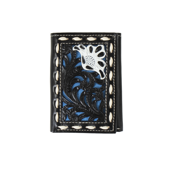 NOCONA TRIFOLD FLORAL FILIGREE SUEDE - ACCESSORIES WALLET  - N5415227