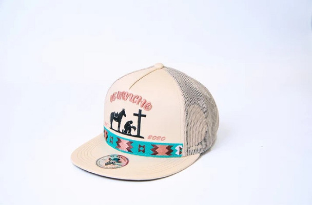 DE RANCHO ORACION CREAM - HATS CAP  - ORACION CREAM