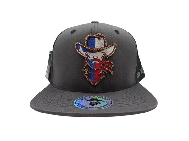 DE RANCHO TEXAS GRAY BLACK - HATS CAP  - TEXAS GRAY BLACK