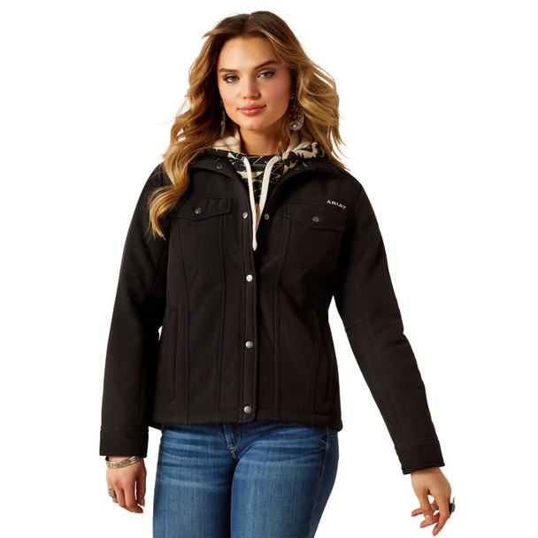 ARIAT BERBER BACK SOFTSHELL BLACK - LADIES JACKET  - 10062258