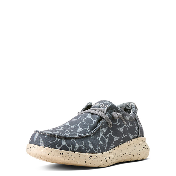 ARIAT HILO SHOE GREY DEERSKULL - FOOTWEAR MEN'S  - 10053672