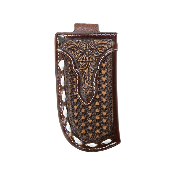 NOCONA KNIFE SHEATH FLORAL EMBOSSED - ACC KNIVE SHEATH  - 1807502