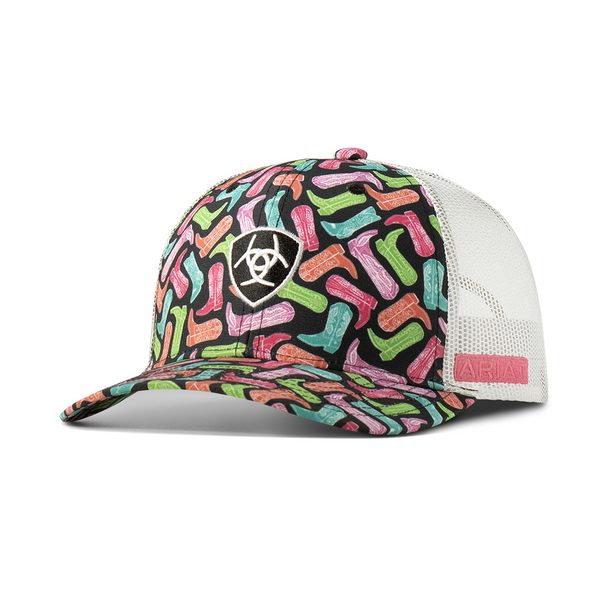 ARIAT LADIES COWBOY BOOTS PRINT - HATS CAP  - A300090997