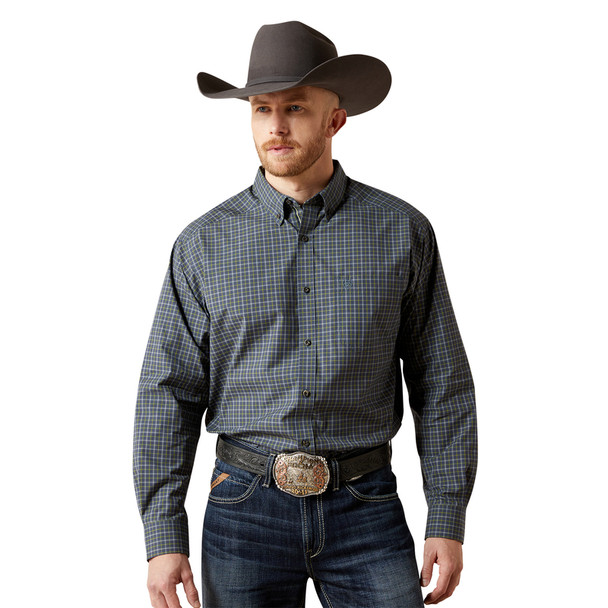 ARIAT BLACK PRO SERIES TIMOTHY PLAID - MENS SHIRT  - 10065857