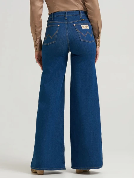 WRANGLER LAINEY WILSON HIGH RISE FLARE - LADIES JEANS  - 112373604