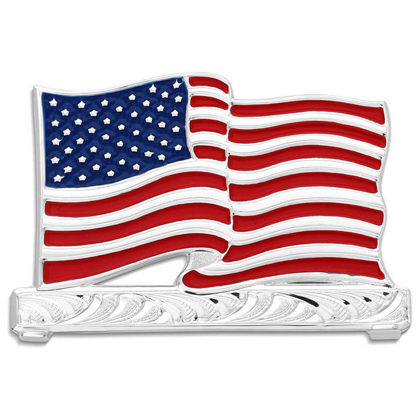 MONTANA SILVERSMITHS PATRIOTS PROMISE HAT FLAG - HATS ADD-ONS  - HB103