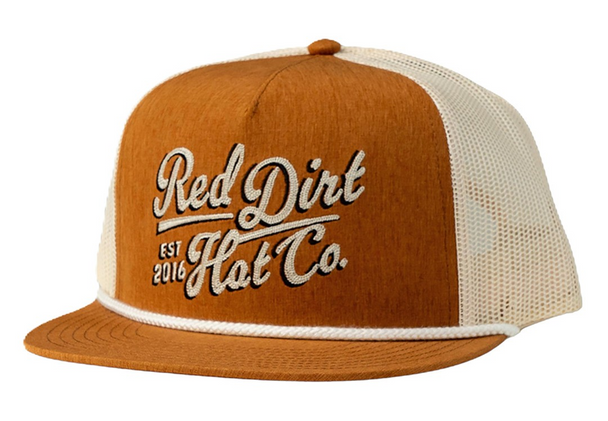 RED DIRT SIENNA - ORANGE /PUTTY 5 PANEL - HATS CAP  - RDHC-448