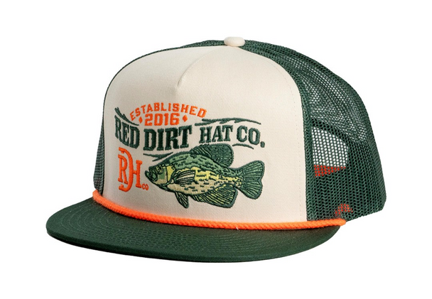 RED DIRT HOOKED- GREEN/KHAKI /GREEN - HATS CAP  - RDHC-530