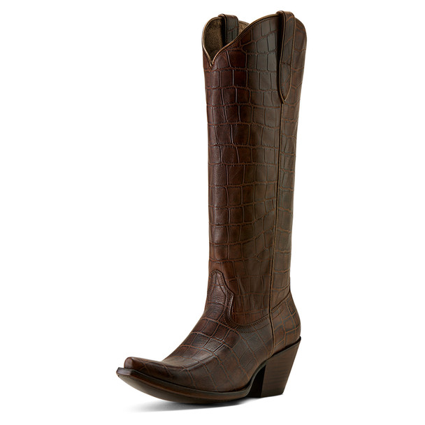 ARIAT LUXE ESPRESSO CROC CASANOVA - BOOT LADIES  - 10061831