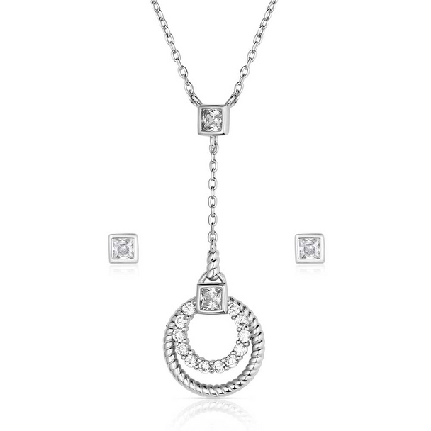 MONTANA SILVERSMITHS TWILIGHT RIATA SET - ACCESSORIES JEWELRY SET - JS6294