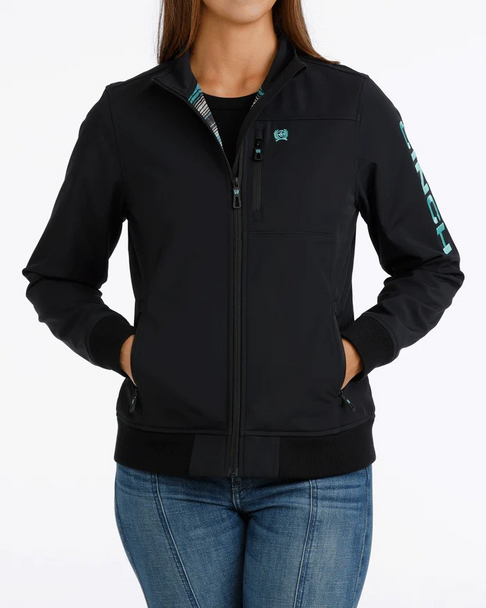 CINCH BLACK TURQUOISE BONDED - LADIES JACKET  - MAJ9902002