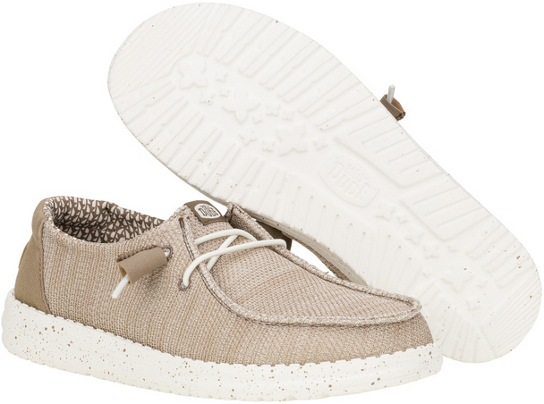 HEY DUDE WENDY STRETCH SOX WALNUT - FOOTWEAR LADIES  - 41878-267