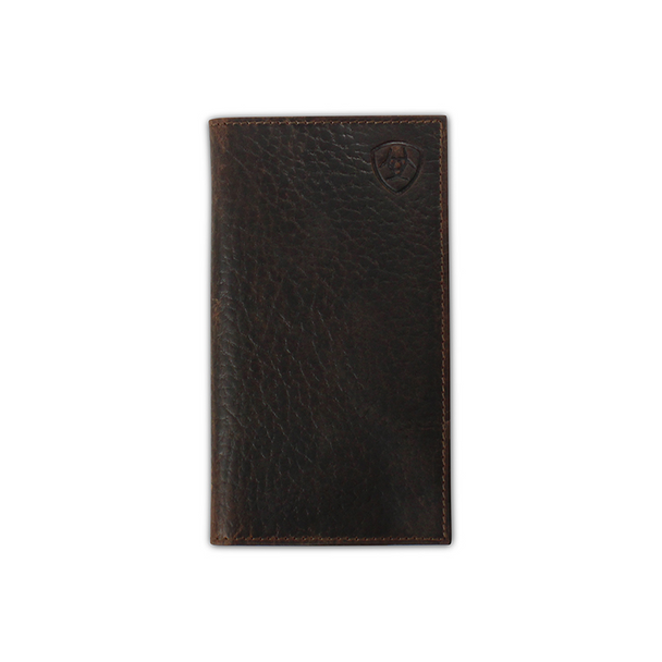 ARIAT RODEO WALLET SHIELD LOGO BROWN - ACCESSORIES WALLET  - A3547402