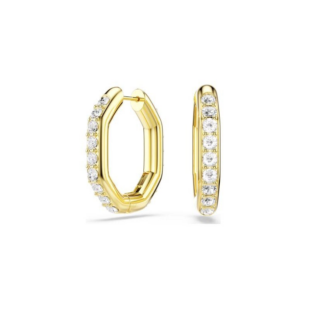 SWAROVSKI DEXTERA HOOP WHITE GOLD - ACCESSORIES JEWELRY EARRINGS - 5734467