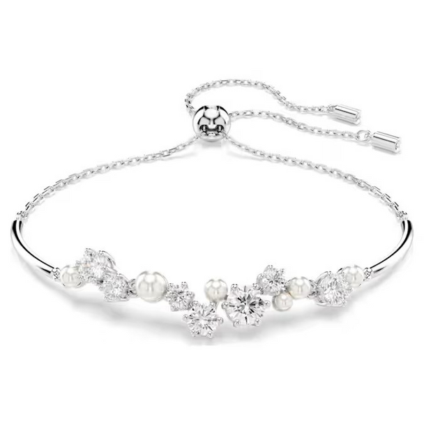 SWAROVSKI CONSTELLA BANGLE WHITE RHODIUM - ACCESSORIES JEWELRY BRACELET - 5705618
