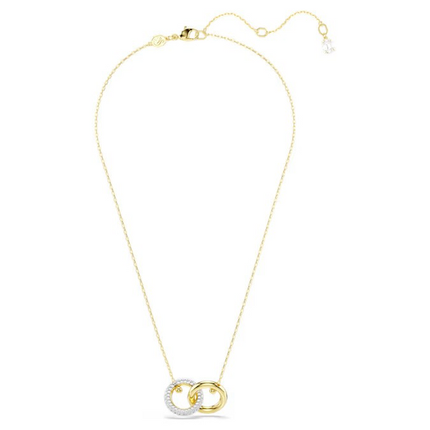 SWAROVSKI DEXTERA INTERLOCKING GOLD - ACCESSORIES JEWELRY NECKLACE - 5668820