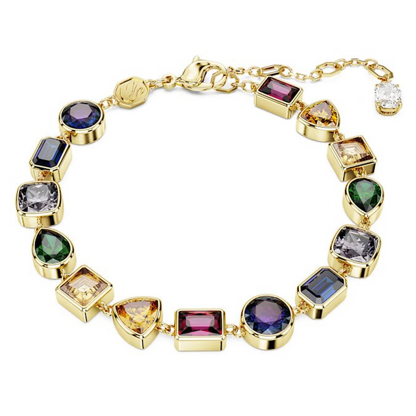 SWAROVSKI IMBER MULTICOLORED GOLD TONE - ACCESSORIES JEWELRY NECKLACE - 5662925