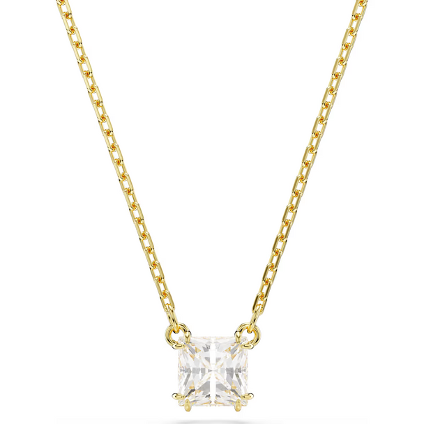 SWAROVSKI STILLA ATTRACT SQUARE GOLD - ACCESSORIES JEWELRY NECKLACE - 5693153