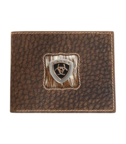 ARIAT BIFOLD CALF HAIR PATCH BROWN - ACCESSORIES WALLET  - A3566802