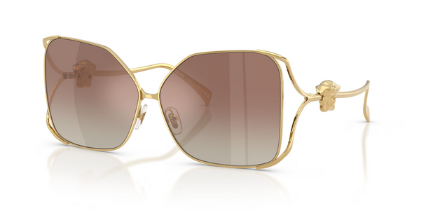 VERSACE GOLD GRADIENT BROWN MIRROR - SUNGLASS VERSACE  - 22881002B8