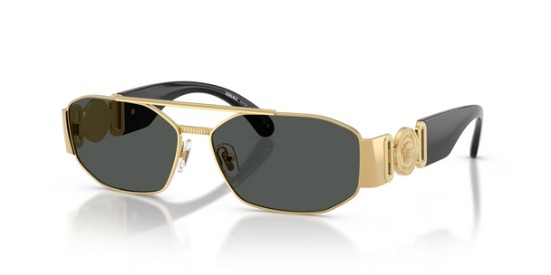VERSACE MEDUSA BIGGIE GOLD BLACK - SUNGLASS VERSACE  - 2287100287