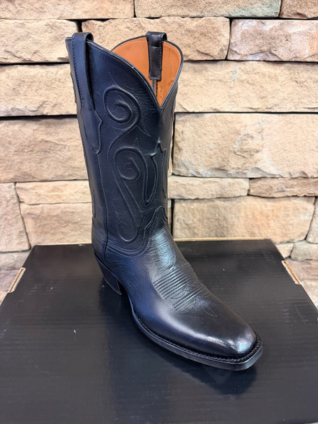 BLACK JACK FLORENCE BUFFALO BLACK - BOOT MENS WESTERN - BK6714-84