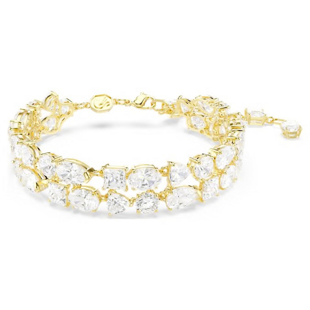 SWAROVSKI MESMERA MIXED CUTS GOLD TONE - ACCESSORIES JEWELRY BRACELET - 5743827