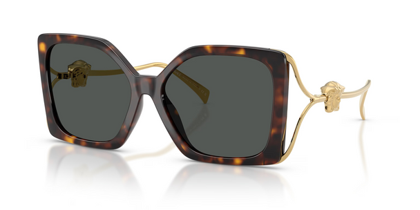 VERSACE LARGE SQUARE HAVANA BROWN - SUNGLASS VERSACE  - 4502U108/87