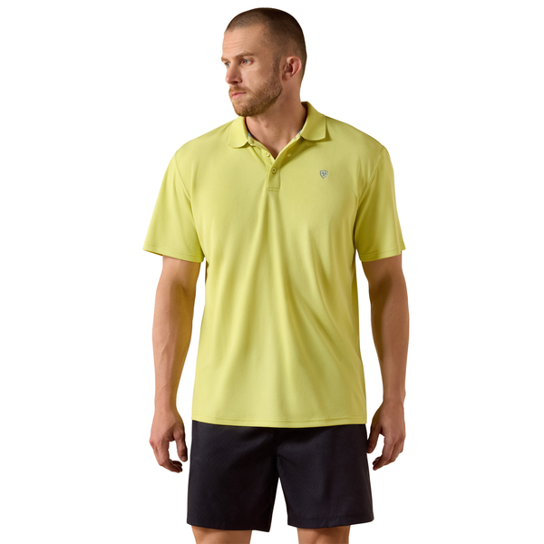 ARIAT TEK POLO LIME SHERBERT - MENS POLO  - 10071395