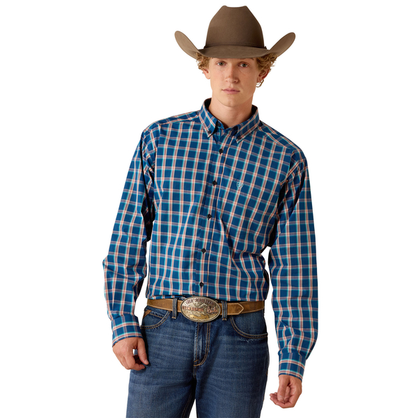 ARIAT PRO JACKSON POSEIDON PLAID - MENS SHIRT  - 10071587
