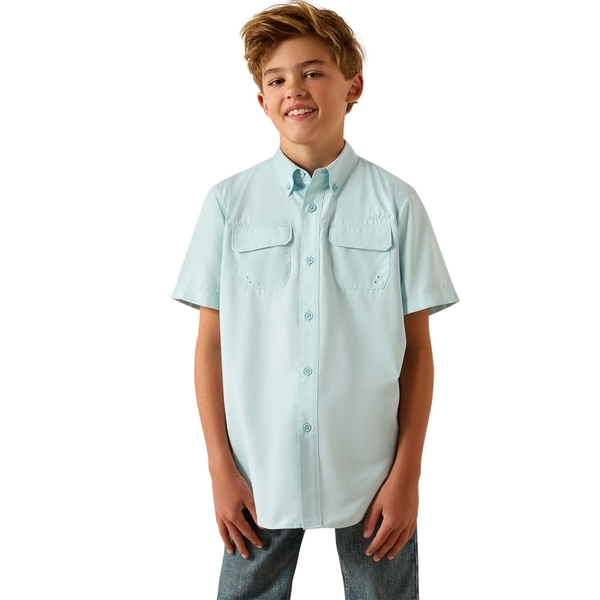 ARIAT VENTTEK OUTBOUND BLUE GLOW - KIDS BOYS SHIRT - 10071263