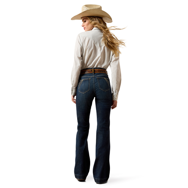 ARIAT HIGH RISE VIVIENNE SLIM PLUMAS - LADIES JEANS  - 10072965