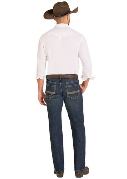 ROCK & ROLL STRAIGHT LAD EMB REVOLVER - MENS JEANS  - BM1RD08019