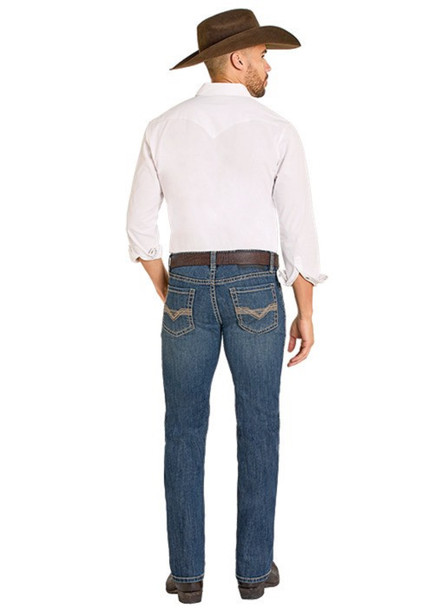 ROCK & ROLL LADDER STITCH EMB REVOLVER - MENS JEANS  - BM1RD08021