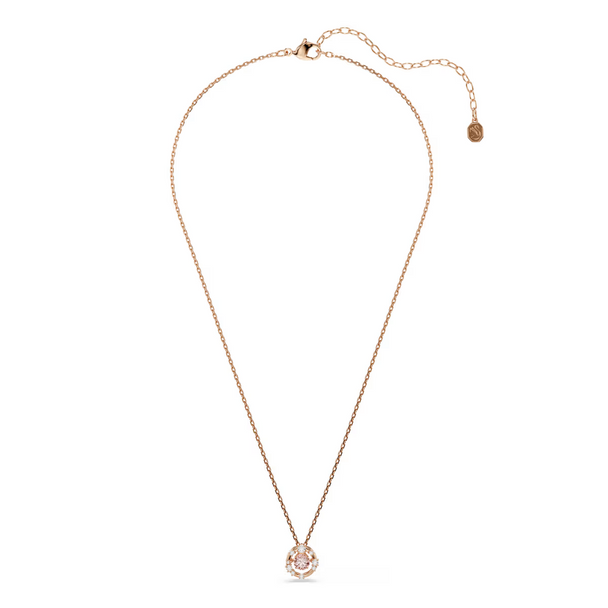 SWAROVSKI CONSTELLA PENDANT ROUND PINK - ACCESSORIES JEWELRY NECKLACE - 5744244